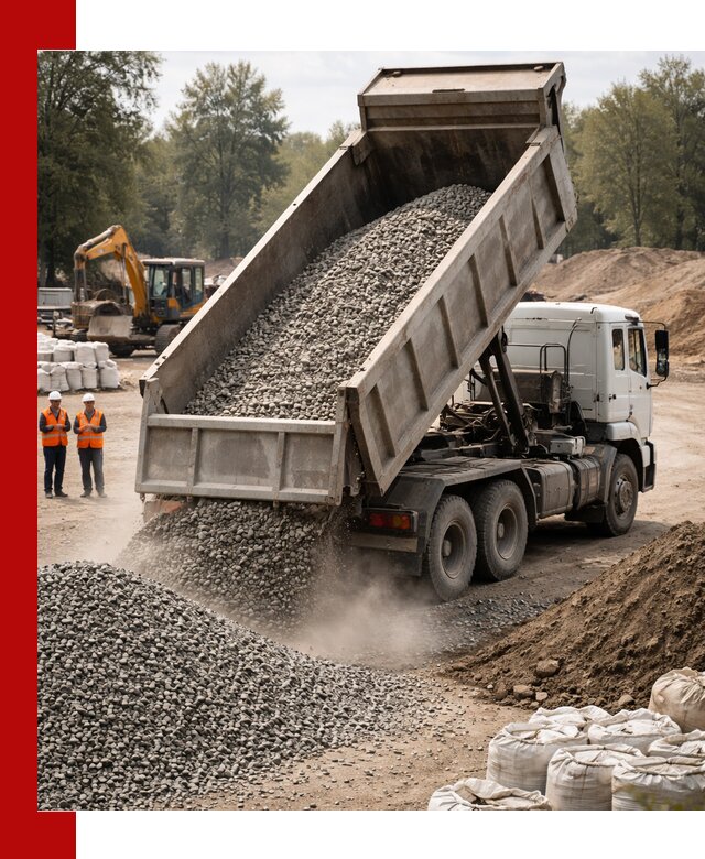 Аренда самосвала в Удомле для доставки сыпучих и нерудных материалов