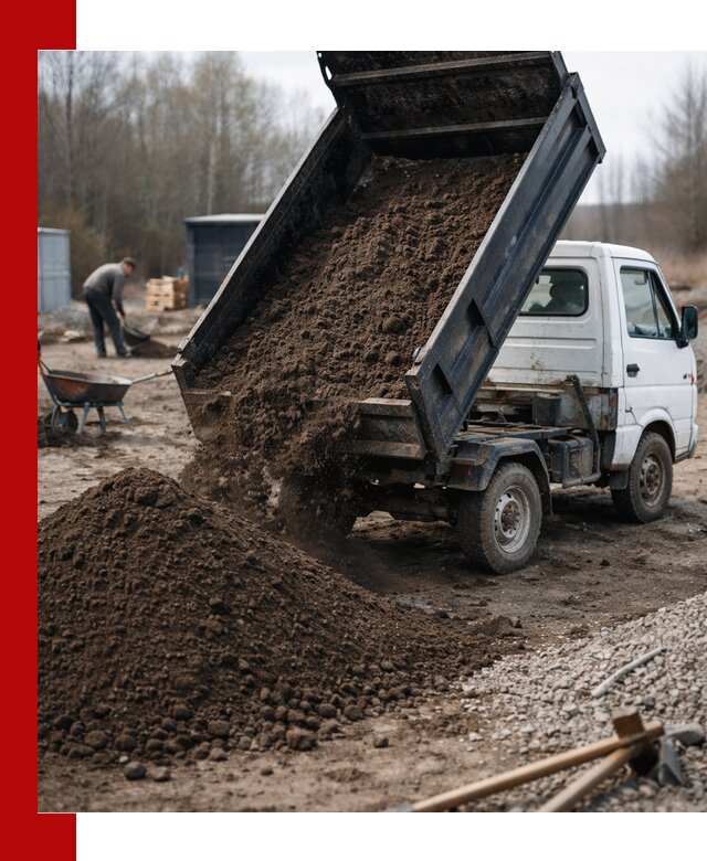 Аренда минисамосвала в Удомле для доставки сыпучих материалов