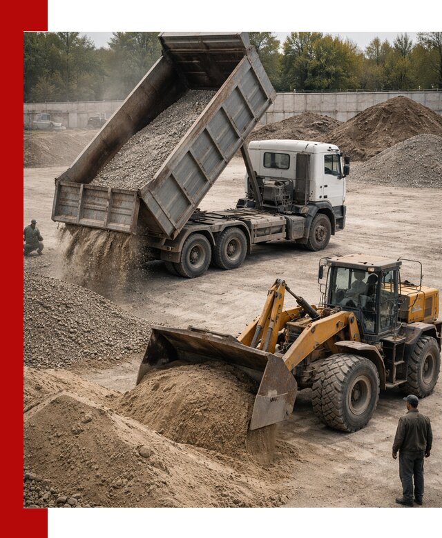 Перевозка сыпучих грузов самосвалами и бортовыми в Удомле