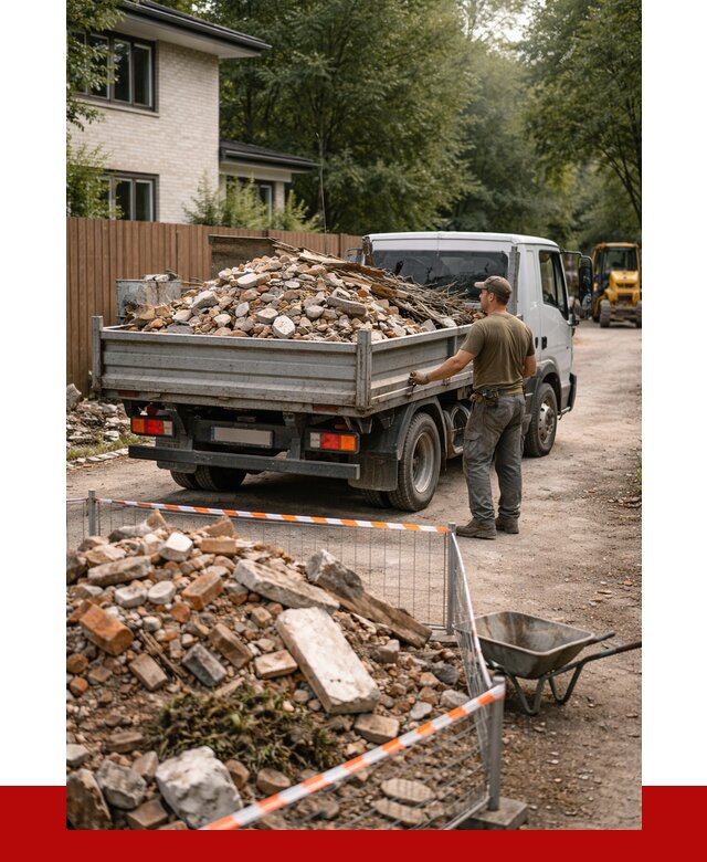 Вывоз строительного мусора с погрузкой в Удомле от 7792 р | ПРОНЕРУДДмл