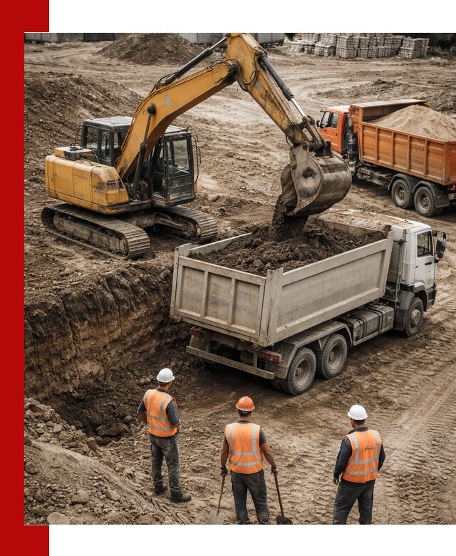 Разработка грунта для строительства и благоустройства в Удомле