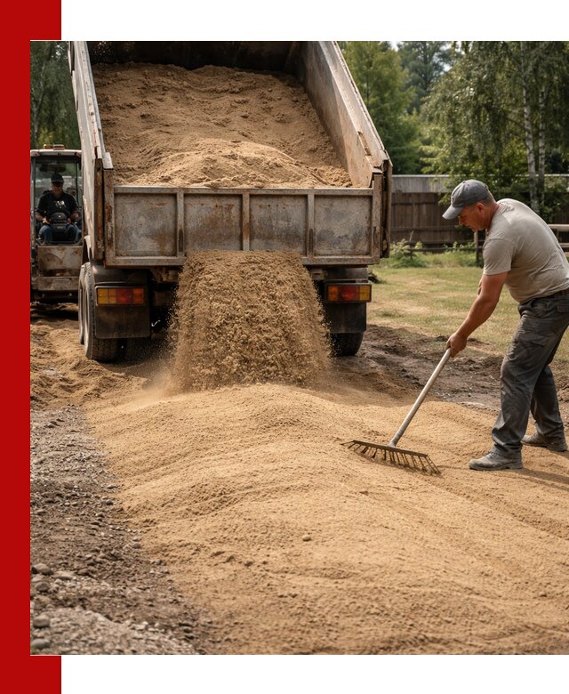 Отсыпка участка песком в Удомле быстро и качественно