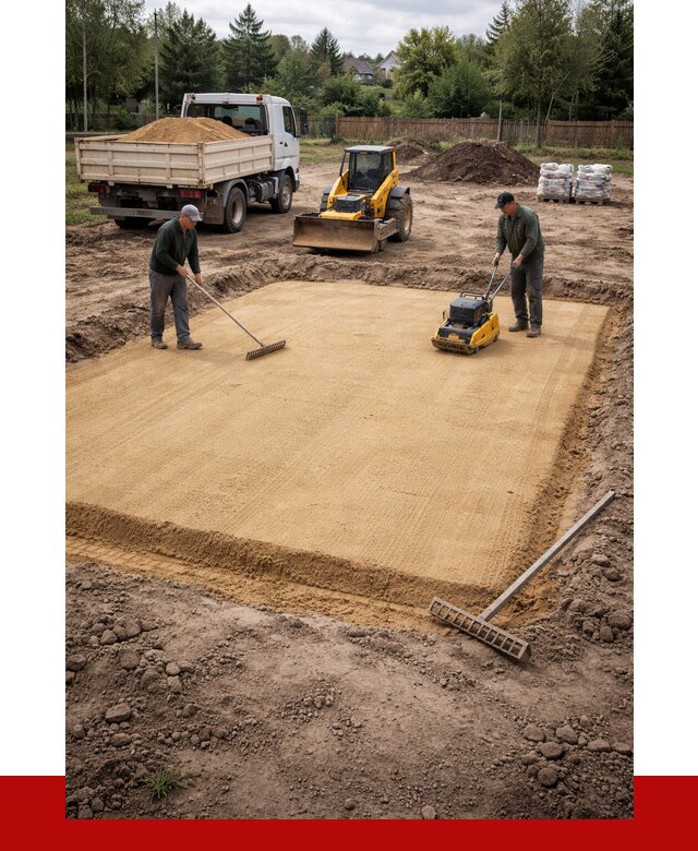 Устройство песчаной подушки в Удомле от 4675 р. ПРОНЕРУДДмл