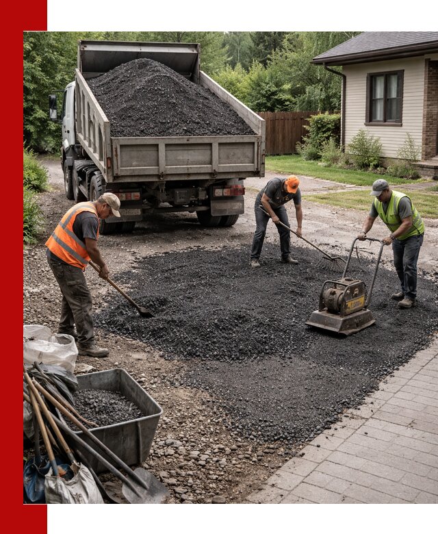 Асфальтовая крошка для двора с доставкой в Удомле